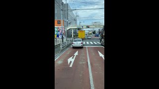 やや狭い交差点を大型車で左折#Shorts