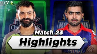 Lahore Qalandars vs Karachi Kings | Full Match Highlights | Match 23 | 8 March | HBL PSL 2020|MB1