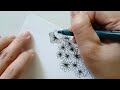 【盛夏花開】 zentangle 禪繞畫 心靈抒壓 客製化 自我陪伴 腦瑜珈