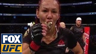 Cris Cyborg on her win over Tonya Evinger, becoming featherweight champion | UFC 214