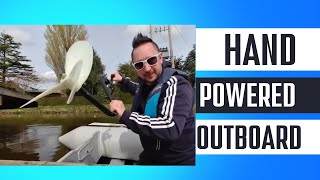 Hand Powered Outboard Motor | FREE WHEELING OUTBOARD