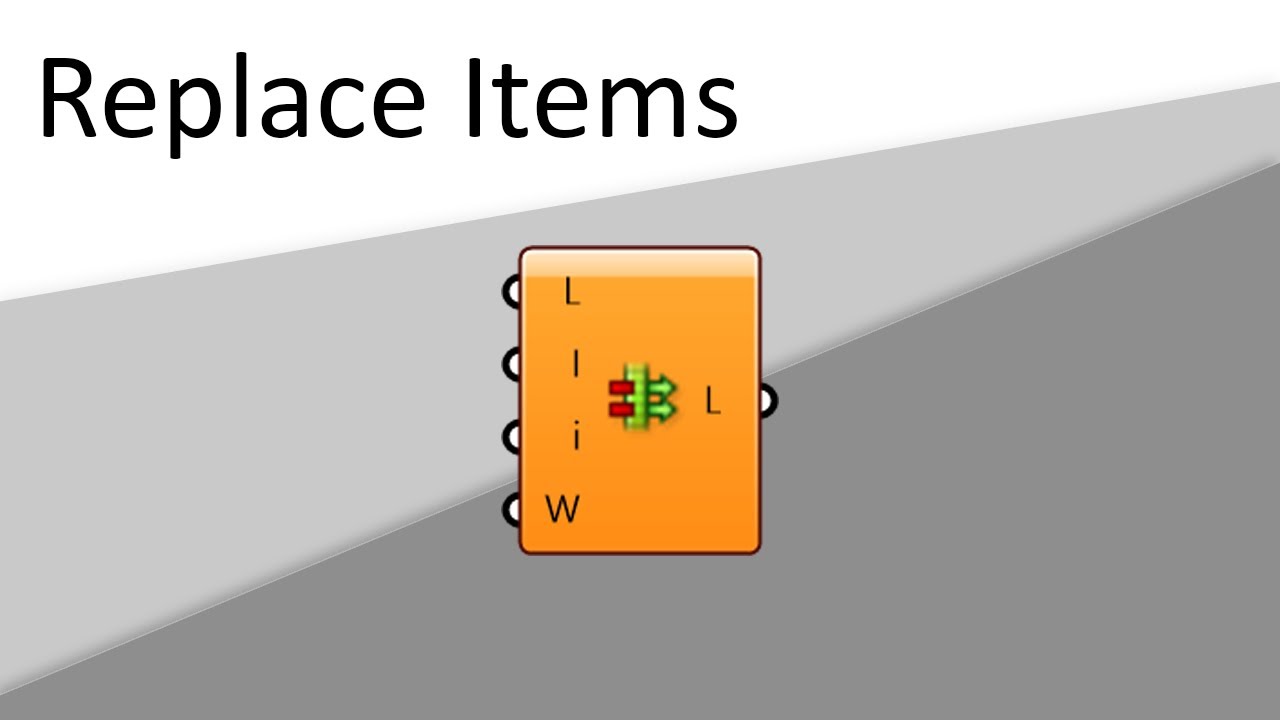 Replace Items Youtube