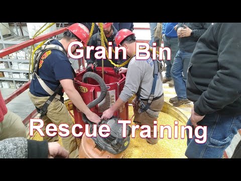 Grain Bin Rescue Training Day Youtube