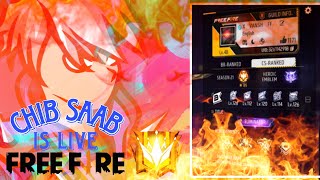 CHIB SAAB IS LIVE |⚡🤯 FREE FIRE LIVE | WITH JOD LEVEL GAMPLAY
