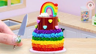 Amazing Rainbow Chocolate Cake🌈Top Beautiful Miniature Rainbow Cake Decorating Ideas❤️Wow Miniature