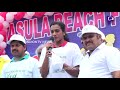 pv sindhu speech at machilipatnam 2k run pv sindhu at miosolia beach festival ap indiontvnews