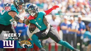 Jacksonville Jaguars Top Plays vs. New York Giants | 2022 Regular Season Week 7
