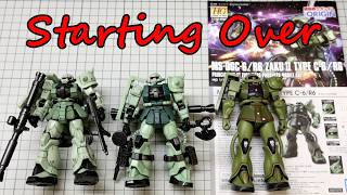 What if you could Start Over (Gunpla Collection Blues)