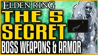 Elden Ring 5 Hidden BOSSES with SECRET Weapons and Armor You Don't Want to Miss