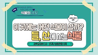 [4-2과학]1-(3)들, 산에는 어떤 식물이 살까요?-배움영상1