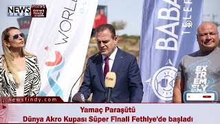 Yamaç Paraşütü Dünya Akro Kupası Süper Finali Fethiye'de başladı