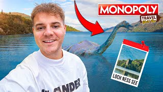 Ich suche das MONSTER von LOCH NESS! MONOPOLY Reise Edition in Real Life! (Folge 4)