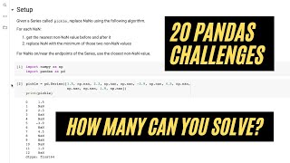 Pandas Challenge Problems (With Solutions)