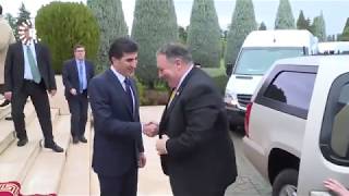 Neçirvan Barzanî û Mike Pompeo civiyan