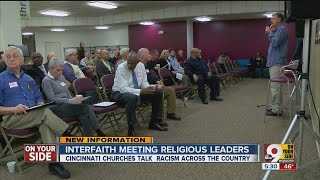 Interfaith meeting religious leaders