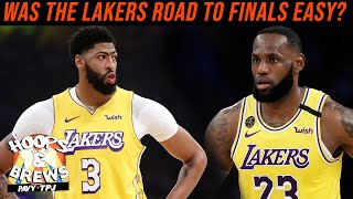Did Lakers have an easy road to the Finals? | Hoops & Brews