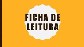 FICHA DE LEITURA