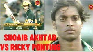 Shoaib Akhtar vs Ricky Ponting | Top Battle during C&U Series 2000 | Pakistan vs Australia |