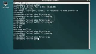 Python Series: Lesson 1 - Hello World (and string literals)