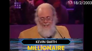 WWTBAM Us Syndicated (17-18/2/2003): KEVIN SMITH The first MILLIONAIRE on Syndic