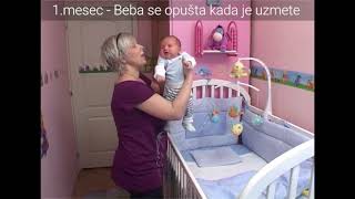 1 mesec: Beba se opušta kada je uzmete