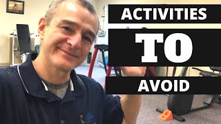 (3) Activities To Avoid After Total Knee Replacement