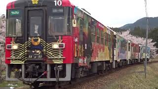 明智鉄道　急行７０１０Ｄ　飯沼駅→東野駅（H31.4.13）