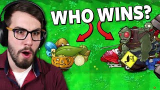 Every Plant vs Every Zombie! WHO WINS? (Plants vs Zombies Hacked)