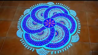 New Year kolam/zentangle rangoli/ Mehandhi design kolam @sulosart #dailykolamdesign