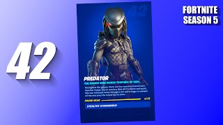 Fortnite Character 42 Predator Location Guide | How to Defeat Predator Challenge Guide | Season 5