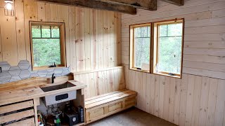 A Built in Bench Seat for an Off Grid Cabin - Part V