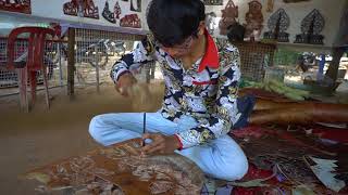 Making Leather Shadow Puppets in Cambodia