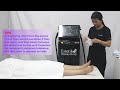 755nm 808nm 1064nm diode laser hair removal machine operation video