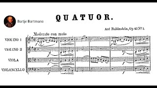 Anton Rubinstein - String Quartet No. 4, Op. 47 No.1 (1856)