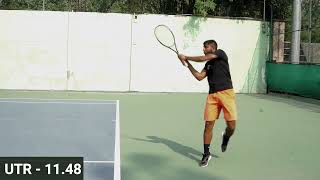 Aditya Nandal College Tennis Video (Fall 2023)