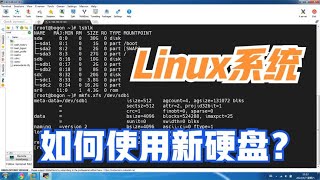 Linux系统如何使用新硬盘分享【分区格式化挂载】相关命令