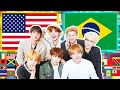 Most Popular BTS Members In Different Countries