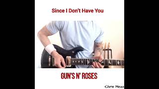 Gun’s N’ Roses - Since I Don’t Have You || Short Slash Rock Guitar Cover Tutorial