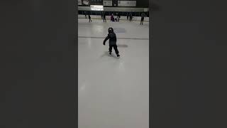 3 Year old Ice Skating