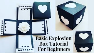 Explosion Box Tutorial For Beginners Diy Explosion Bo Doovi