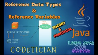Tutorial 7 - What are REFERENCE Data Types in Java | Reference Variables in Java