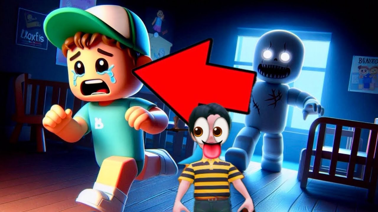 Escapando Do Bebê Malvado No Roblox Youtube