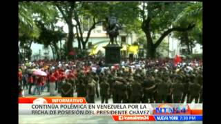 Continúa polémica en Venezuela por la fecha de posesión del presidente Chávez