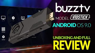 Buzztv VidStick Plus Android 9.0 Stick - Unboxing And Review