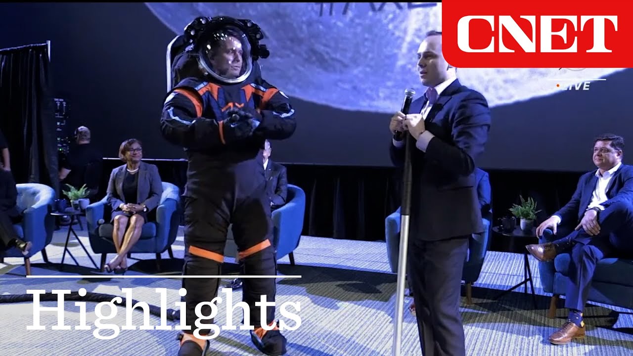 NASA Reveals Artemis 3 Moon Mission Spacesuit - YouTube