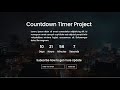 JavaScript Tutorial for Beginners | Make a Coming Soon Website in HTML CSS & JavaScript
