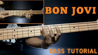 Tutorial Bass | Livin' On A Prayer -Bon Jovi