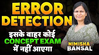 Error Detection | All Concepts in One Class | Grammar Concepts in One Class | Nimisha Bansal