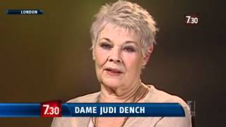 Dame Dench delivers Exotic thoughts and ageing secrets