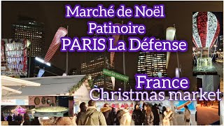 Marché de Noël ||Patinoire La Défense 2024||christmas market Paris France